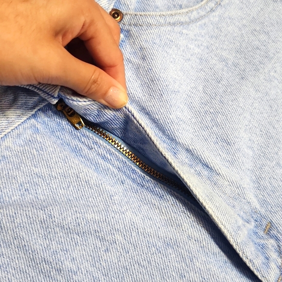 RARE!! Vintage Lee Riders Light Wash Baggy Relaxed Tapered Leg Western Mom Jeans - Picture 12 of 12